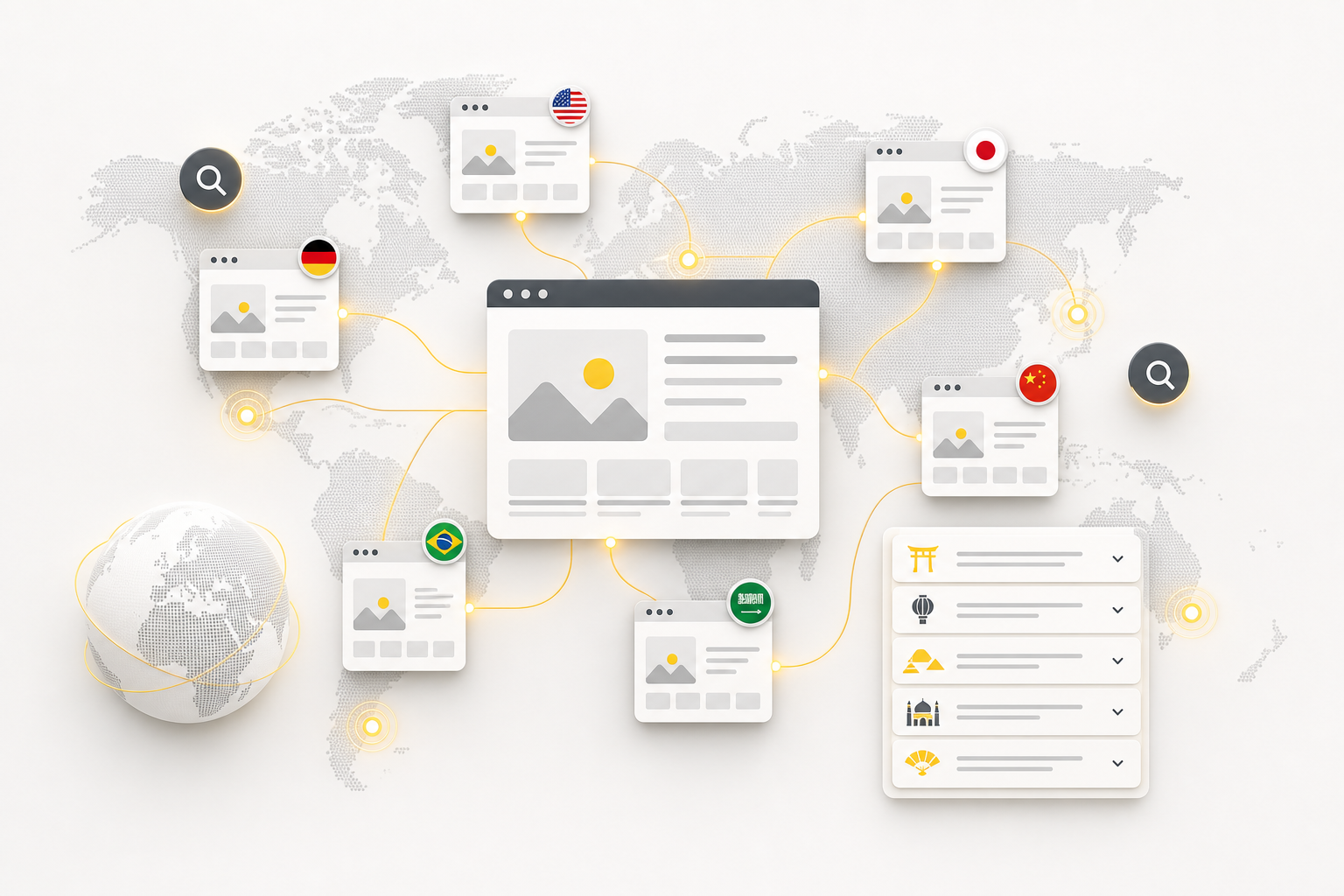 海外SEO（International SEO）イメージ